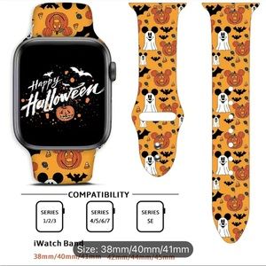 Halloween Mickey Mouse Watch Band Compatible With Apple Watchwatch not included)